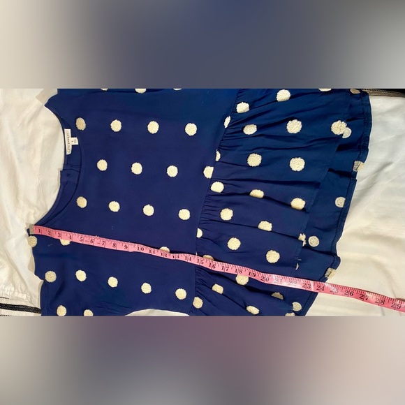 Blu Pepper Embroidered Polka Dot Blouse - Picture 6 of 6